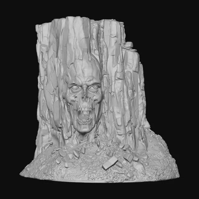 3D model for Skull Rock