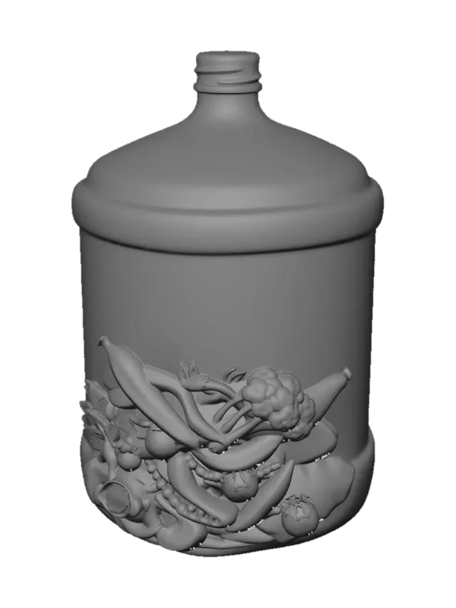 3D model for Jar of Pickled Vegetables