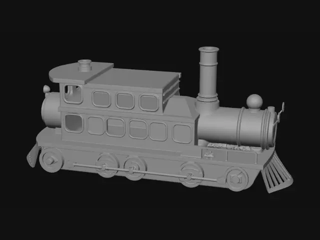 3D model for create a floating train boat dapated from the benchy model