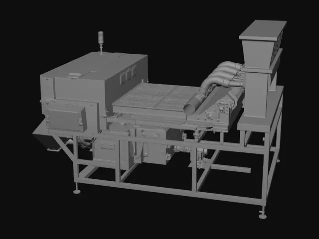 3D model for Plastic extrusion pelletizing line