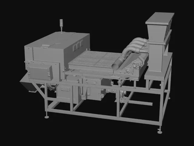 3D model for Plastic extrusion pelletizing line