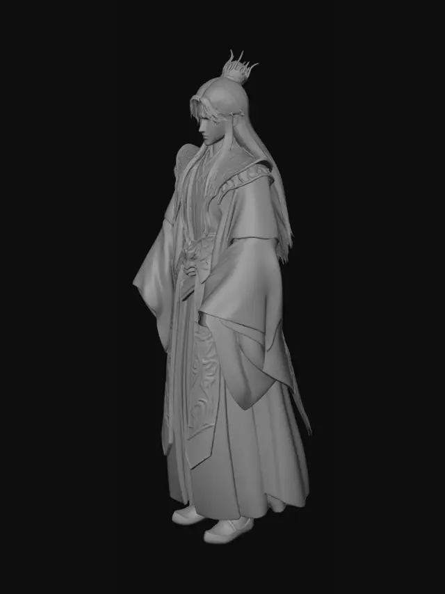 3D model for Yin Yang Emperor