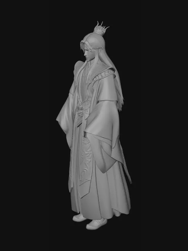 3D model for Yin Yang Emperor