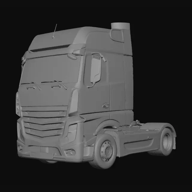 3D model for Orange Horizon Truck