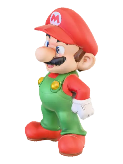 Super Mario Winking - Plumber 3D model, AI generated