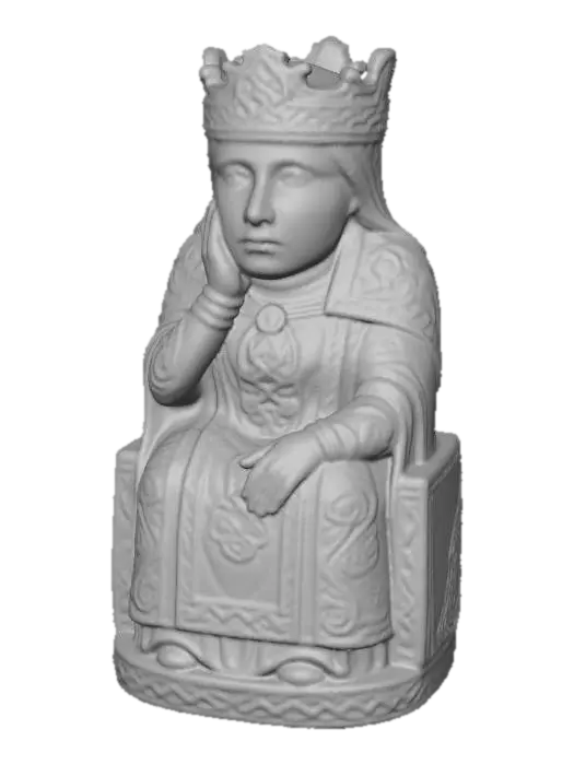 3D model for Celtic Queen Chess