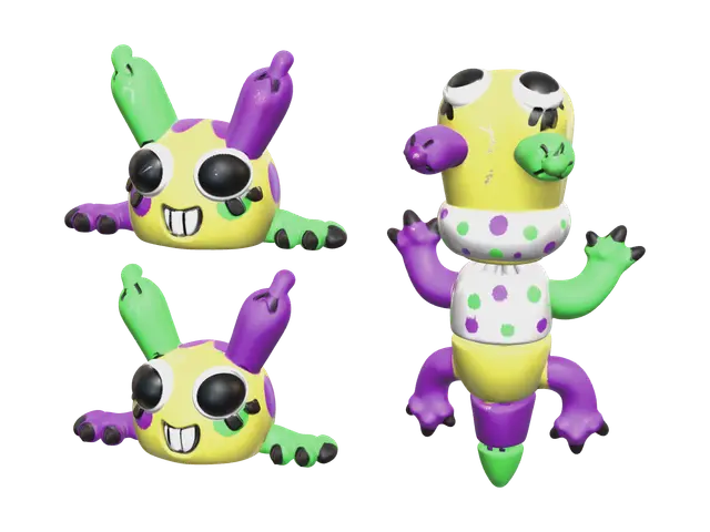 3D model for Low-Poly Looey Dandys World