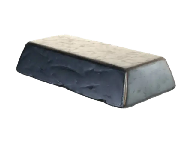 Metal ingot - Refined 3D model, vytvořený pomocí AI
