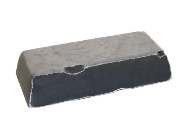 Metal ingot - Refined 3D model, vytvořený pomocí AI