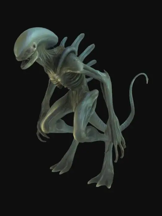 3D model for alien rake stalker