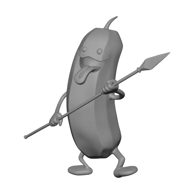 3D model for Lance the Pickle