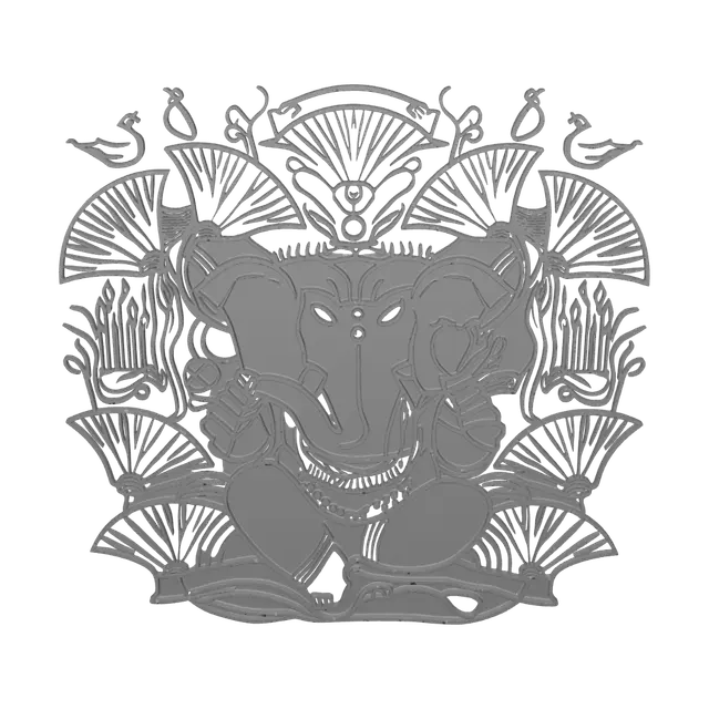 3D model for Elephant Mandala