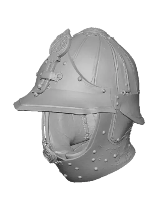 3D model for Steel Helm with Insignia
