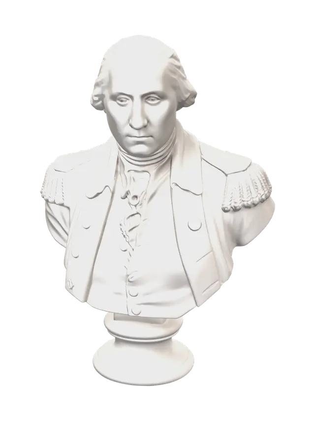 3D model for Low-Poly Georgewashington