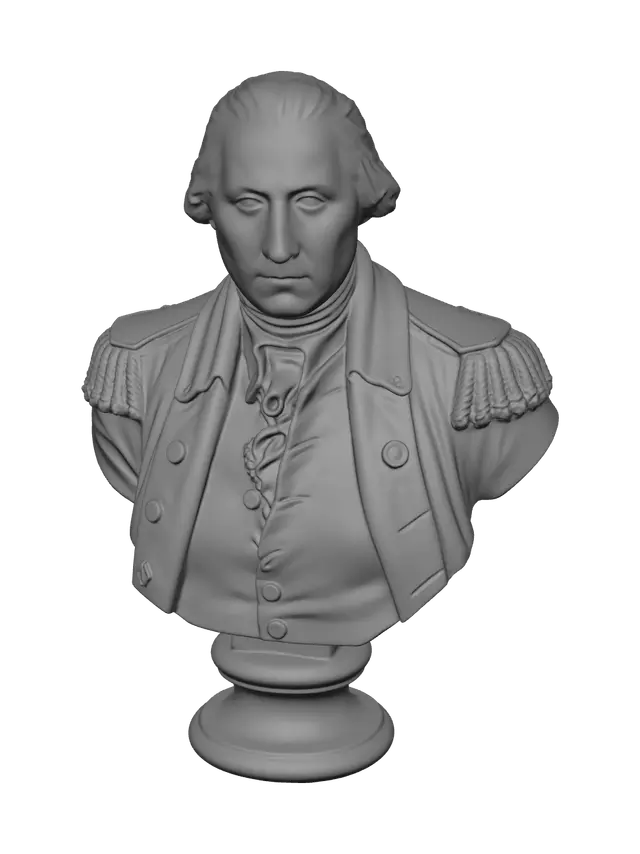 3D model for Low-Poly Georgewashington