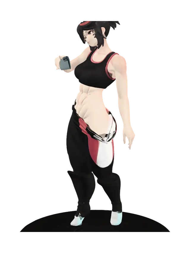 3D model for Gym Selfie Queen