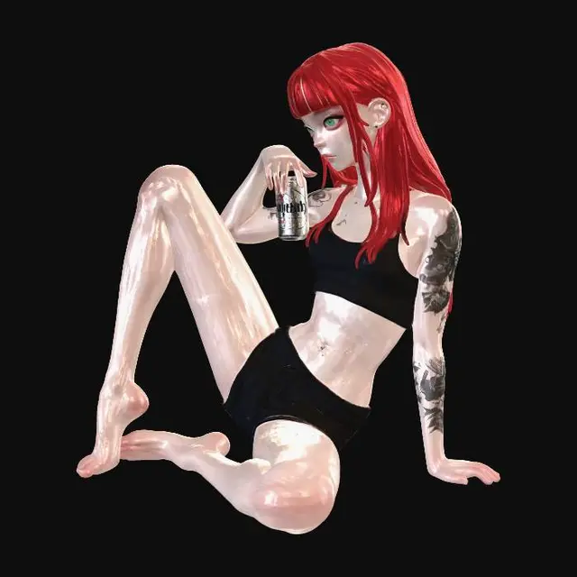 3D model for Crimson Moonlit Beach