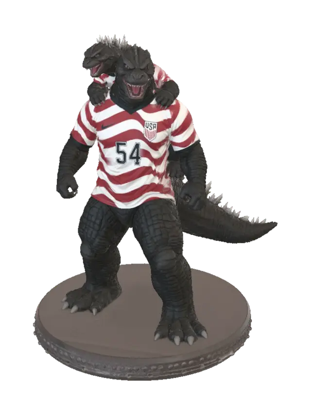 3D model for Stars and Stripes Roar