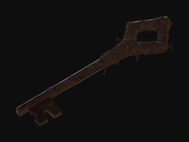 3D model for Barbed Key