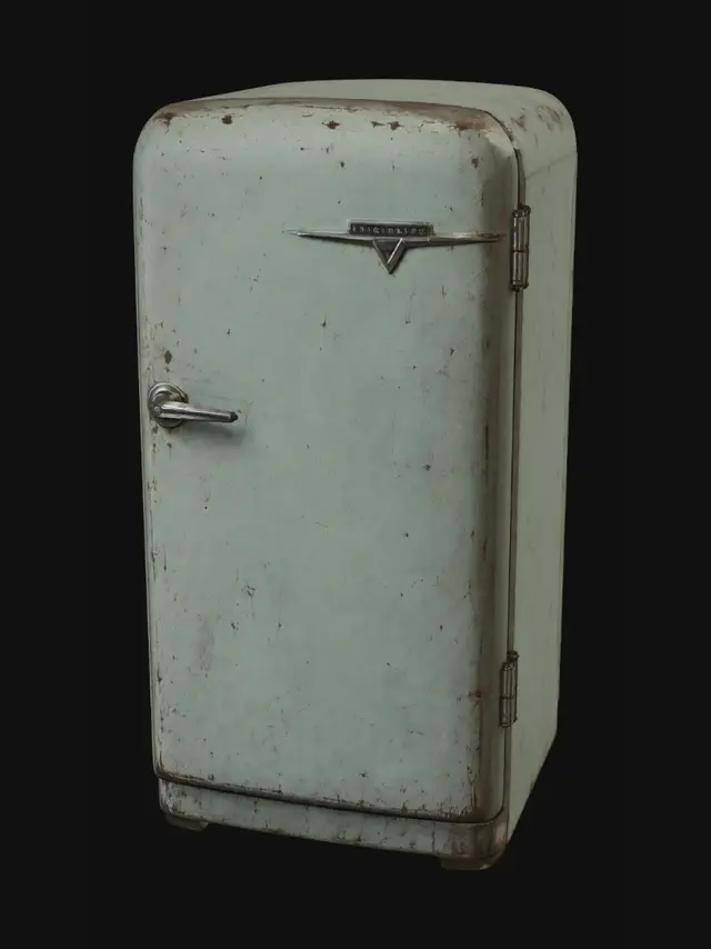 3D model for Vintage Frigidaire Refrigerator