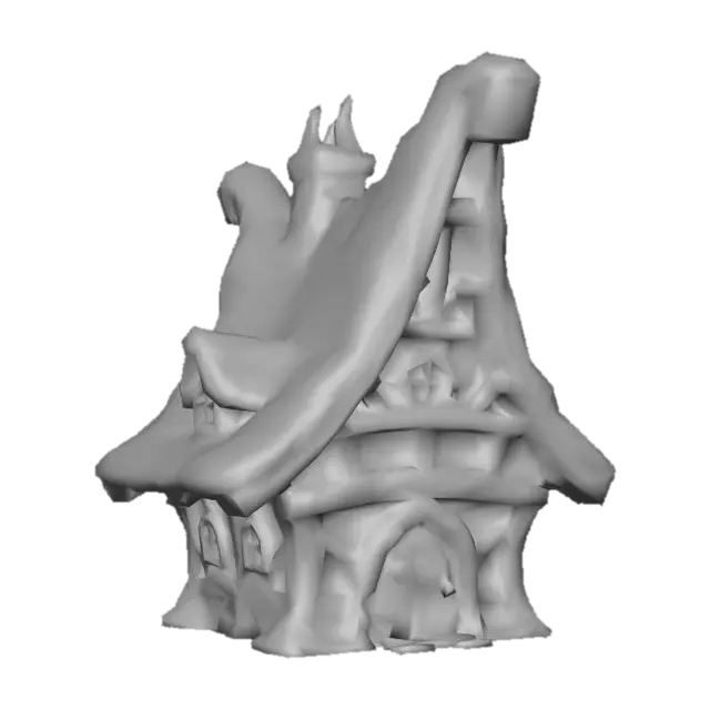 3D model for Winter Cottage