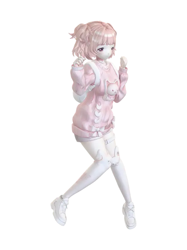 3D model for Pastel Petals and Paws