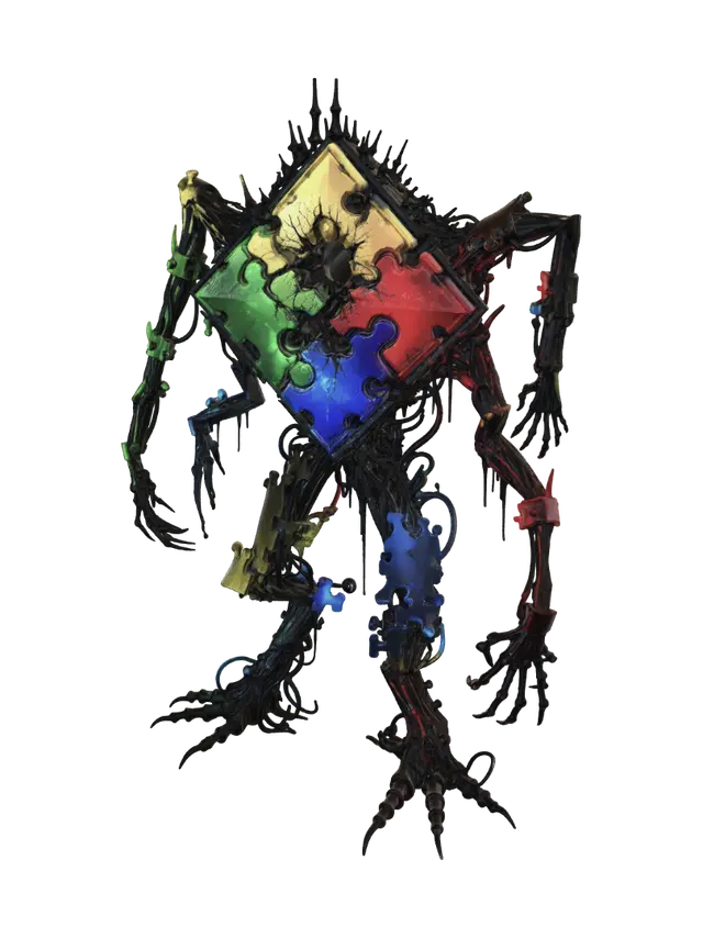 3D model for Rainbow Puzzle Colossus