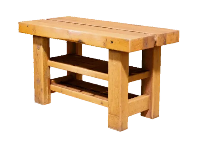 3D model for An old oak workbench