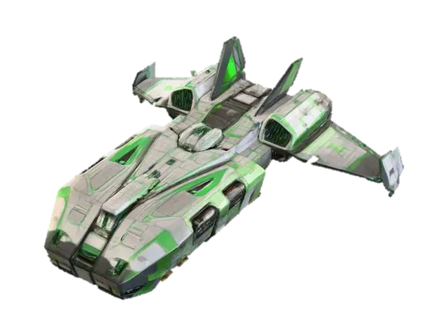 Talon class Dropship with articulated side doors. 3D model, vytvořený pomocí AI