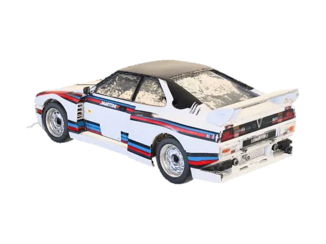 Lancia 037 rally car 3D model, AI generated