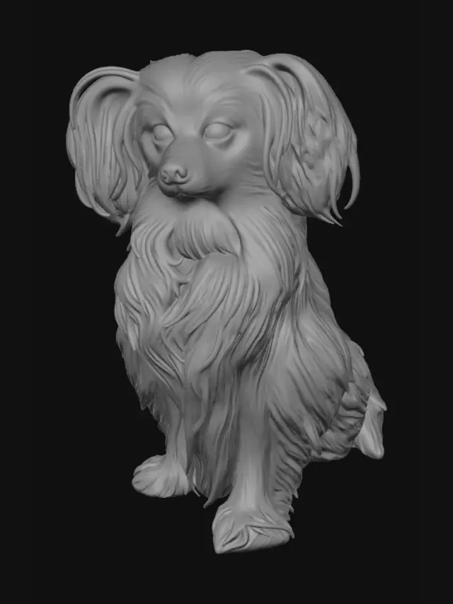 3D model for Whispering Papillon