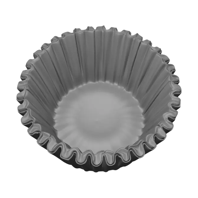 3D model for White Fluted Cupcake Liner