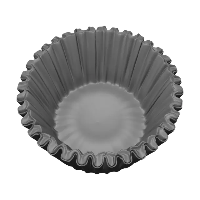 3D model for White Fluted Cupcake Liner