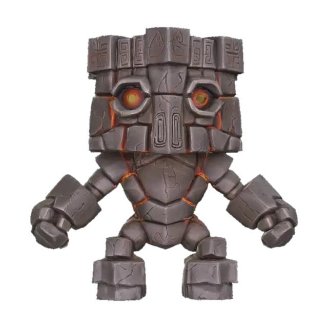 Stone Guardian - Colossal 3D model, vytvořený pomocí AI