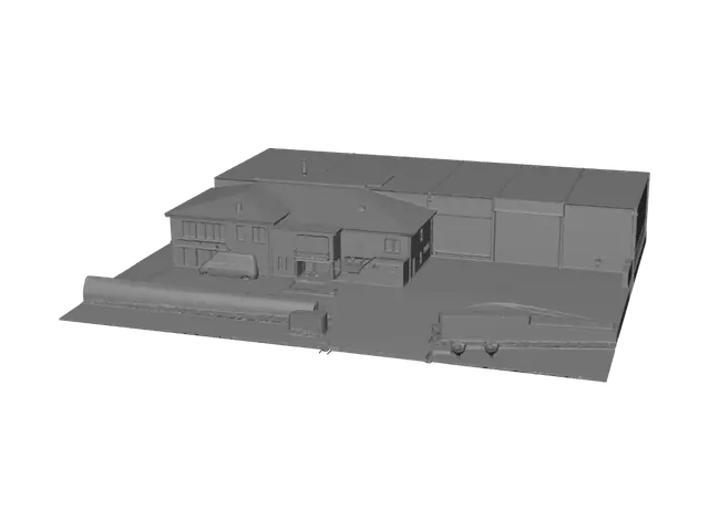 3D model for Kromsan Factory Exterior