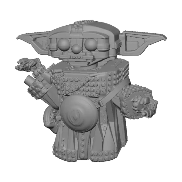 3D model for 75446 LEGO Star Wars Grogu (Mandalorlu Çırak)