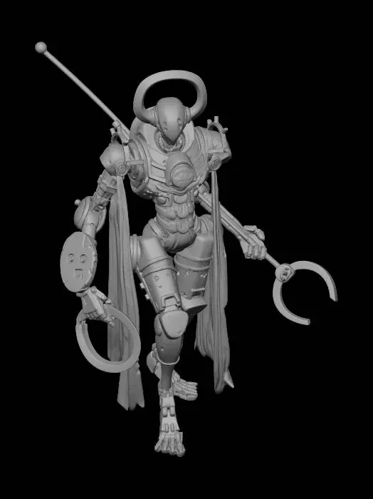 3D model for Crimson Harbinger