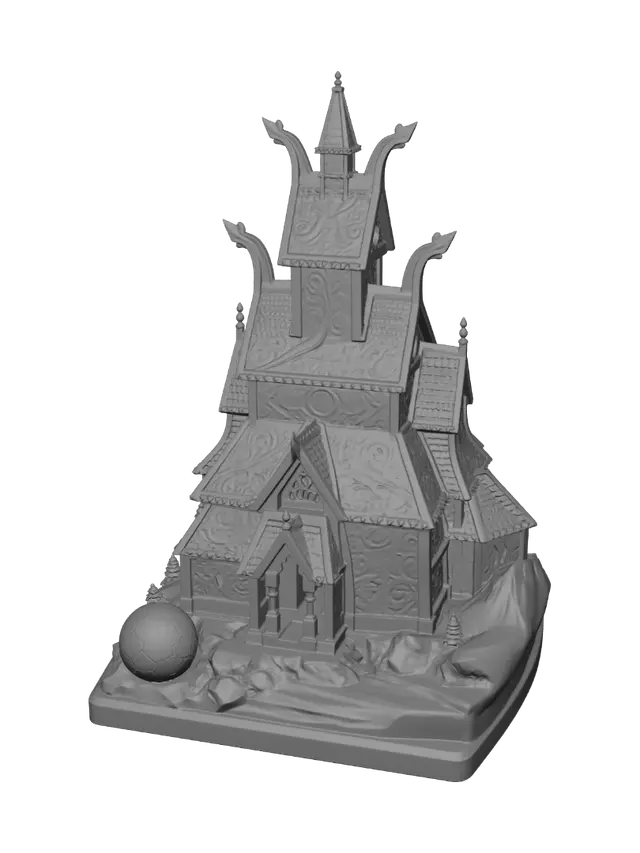 3D model for Enchanted Timber Cathedral