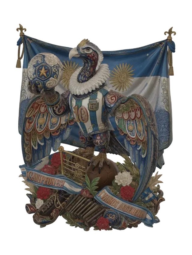 3D model for Argentina's Champion Eagle