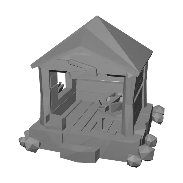3D model for Blue Roof Woodshop