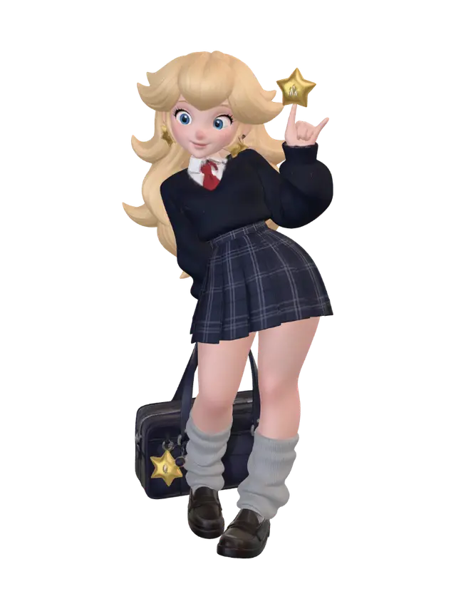 Starry Scholar 3D model, vytvořený pomocí AI