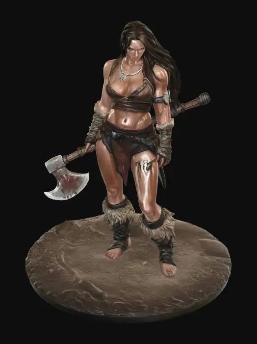 3D model for Crimson Warlord