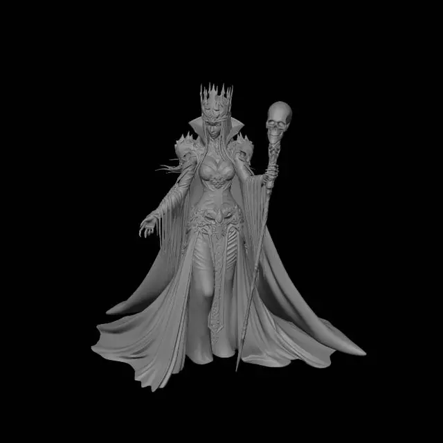 3D model for The Necromancer Queen
