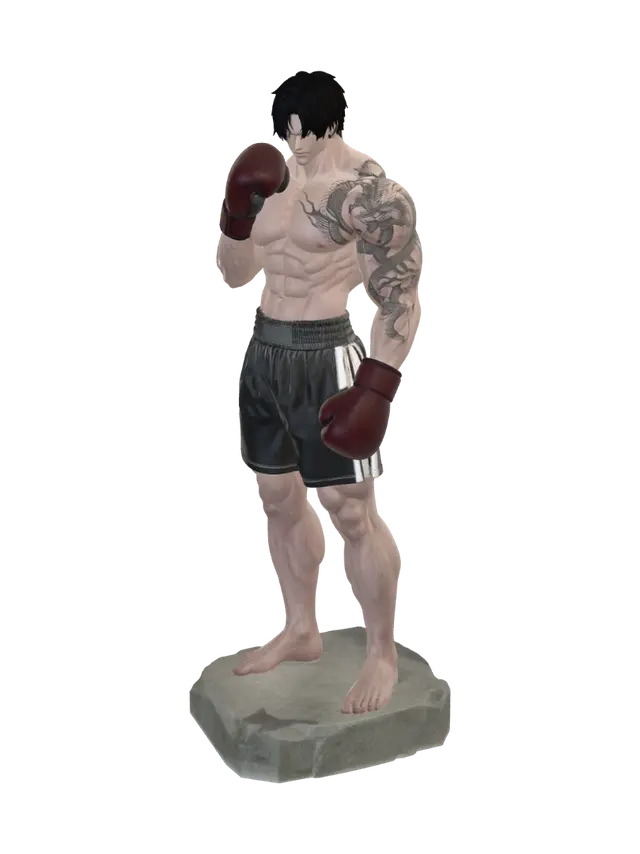 3D model for Dragon in the Ring