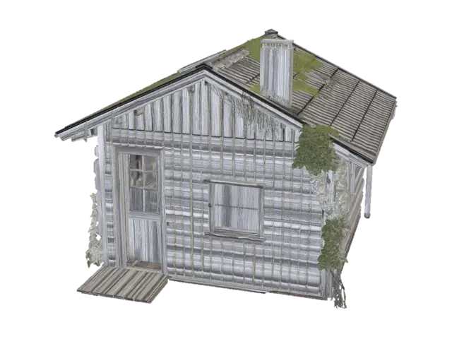 3D model for Мені треба створити маленьку будку, майже закинуту(вона буде виступати магазином нпс в закинотому лісі)