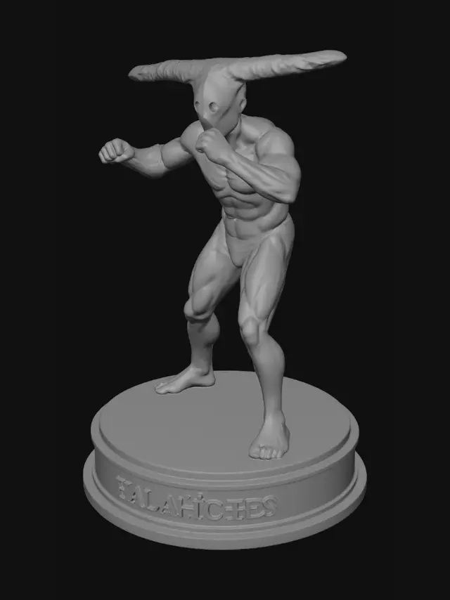 3D model for Crimson Striped Sentinel