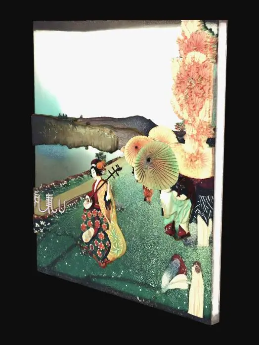 3D model for Beautiful Evening by the Lake