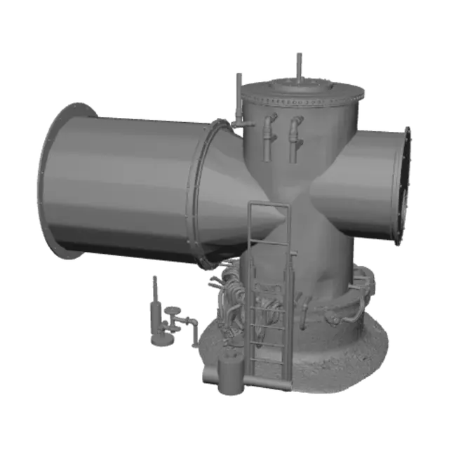 3D model for Large Industrial Reactor Vessel