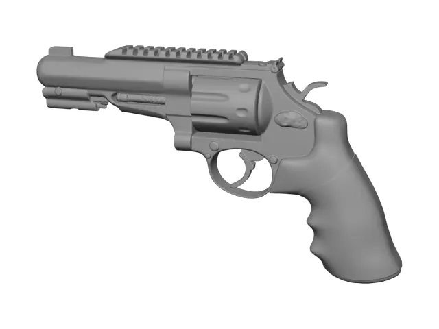 3D model for Midnight Thunder Revolver
