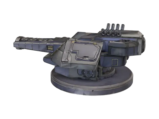 3D model for Nebula Siege Turret